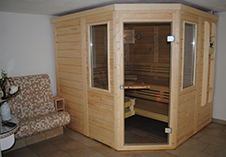 Massivholzkabinen, 2 Personen Sauna